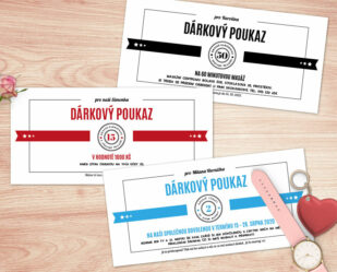 Dárkový poukaz - varianty