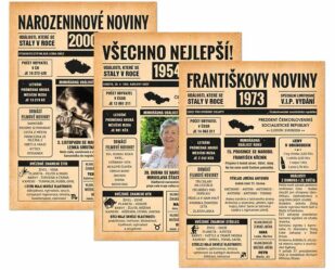 narozeninové noviny s horoskopem - výběr