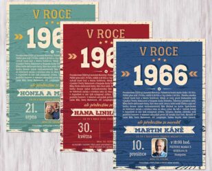 narozeninová pozvánka 1966